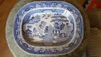 Blue Willow Serveer Schaal Warranted Stone Ware AB & G, Ophalen of Verzenden