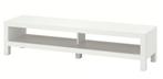 Wit TV-meubel IKEA Läck, Ophalen, Gebruikt, 100 tot 150 cm, Minder dan 100 cm