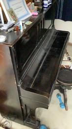 Oude Ritter en Halle piano, gratisop te halen, Muziek en Instrumenten, Piano's, Ophalen, Gebruikt, Zwart, Piano