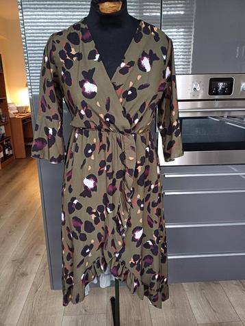 zgan groen met print jurk Scamm mt M/L beschikbaar voor biedingen
