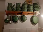 vintage of retro emaille keukenspullen Mook, Antiek en Kunst, Ophalen