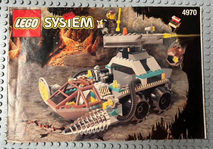 Lego Rock Raiders 4970 Chrome Crusher, Kinderen en Baby's, Speelgoed | Duplo en Lego, Zo goed als nieuw, Lego, Complete set, Ophalen of Verzenden