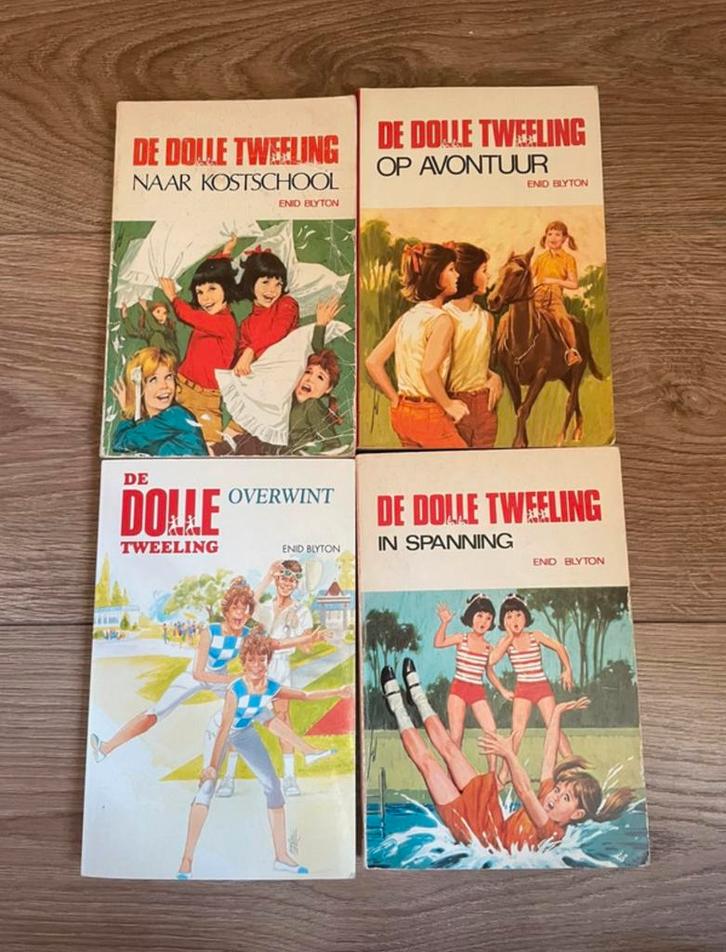 Enid Blyton - De Dolle Tweeling serie - Nederlandstalig, Boeken, Kinderboeken | Jeugd | 10 tot 12 jaar, Gelezen, Fictie, Ophalen of Verzenden