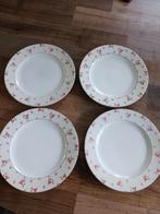 Wallpaper Roses, dinerborden, 4 stuks, Gebruikt, Ophalen of Verzenden, Bord(en), Overige stijlen