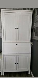 Te koop gevraagd:Ikea Hemnes Secretaire wit, Ophalen, Zo goed als nieuw