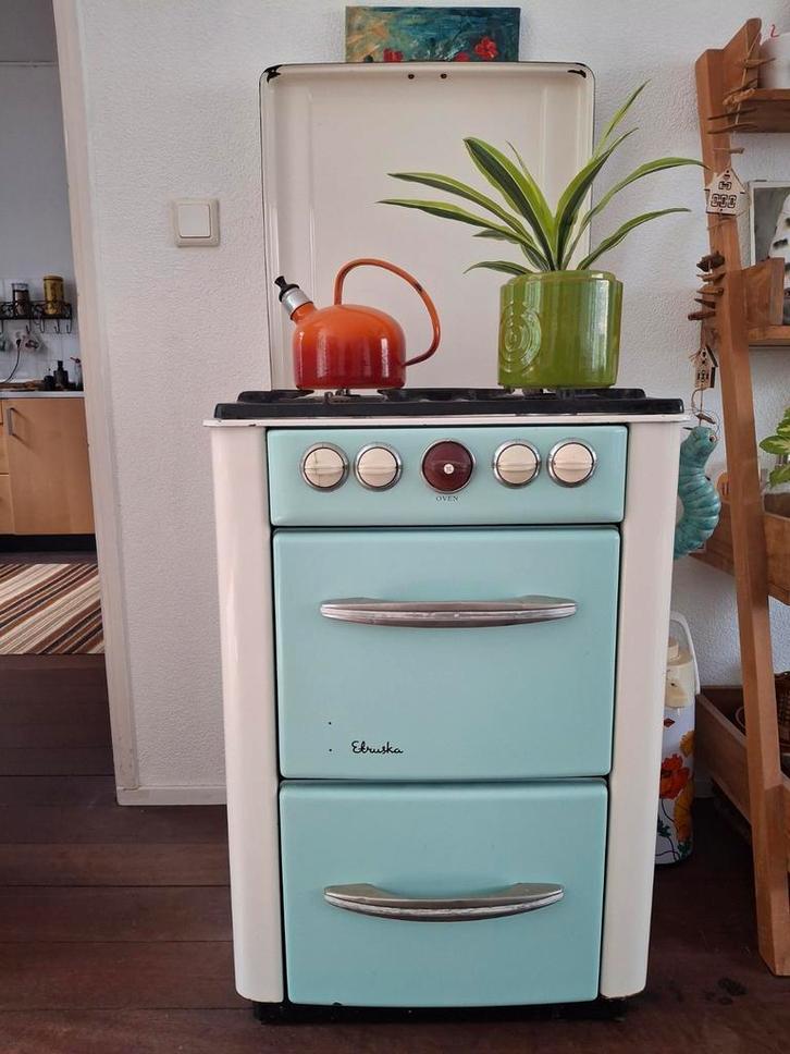Leuke retro gasoven Etruska, Verzamelen, Retro, Huis en Inrichting, Ophalen