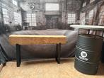 Side table oud eiken balk dressoir bijzettafel, Ophalen, 100 tot 150 cm, Rustic modern, Nieuw
