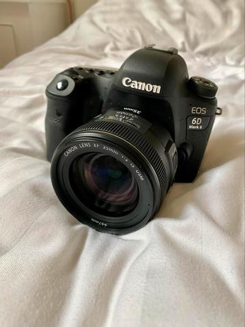 Canon 6D mk II + Canon ef 35 mm 1.2 IS usm beschikbaar voor biedingen