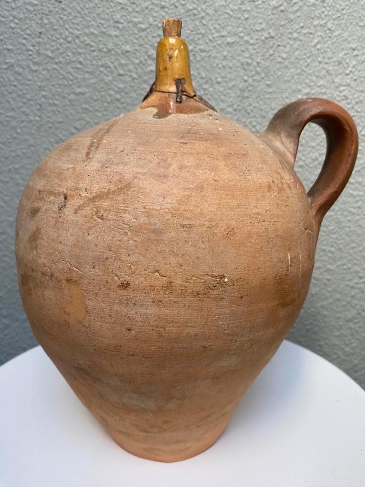 19 eeuwse kruik water olie nieten, Antiek en Kunst, Antiek | Keramiek en Aardewerk, Ophalen of Verzenden