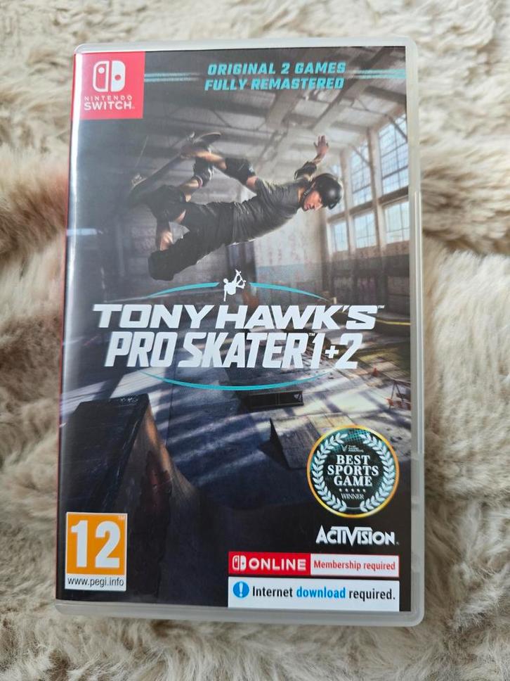 Tony Hawk's Pro Skater 1+2 - Nintendo Switch, Spelcomputers en Games, Games | Nintendo Switch, Nieuw, Sport, 1 speler, Vanaf 12 jaar