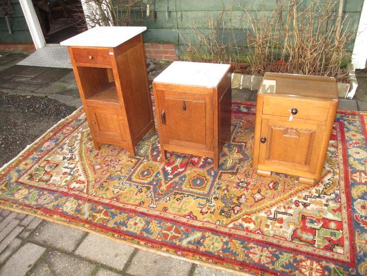 nachtkastje 3 x, Huis en Inrichting, Slaapkamer | Nachtkastjes, Zo goed als nieuw, 55 tot 70 cm, Minder dan 45 cm, Ophalen