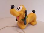 Pluto trekhond hond kunststof pull-along vintage toy kerst, Ophalen of Verzenden, Goofy of Pluto, Zo goed als nieuw, Beeldje of Figuurtje