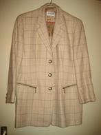 Beige blazer, 42, Basler, licht geruit, Beige, Maat 42/44 (L), Ophalen of Verzenden, Zo goed als nieuw