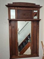 Antieke spiegel met houten frame, Ophalen, Rechthoekig, 50 tot 100 cm, 100 tot 150 cm