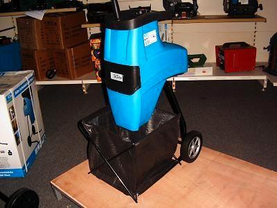 Hakselaar 2500W 230V taken tot 45 mm met opvangzak, Tuin en Terras, Hakselaars, Nieuw, Met opvangzak, Ophalen of Verzenden