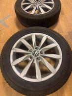 17 inch LM velgen (origineel VW) met winterbanden Michelin, 215 mm, Banden en Velgen, 17 inch, Personenwagen