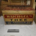 Antiek winkelblik Wijghel's thee Velperweg Arnhem, Verzamelen, Ophalen of Verzenden, Gebruikt, Koffie
