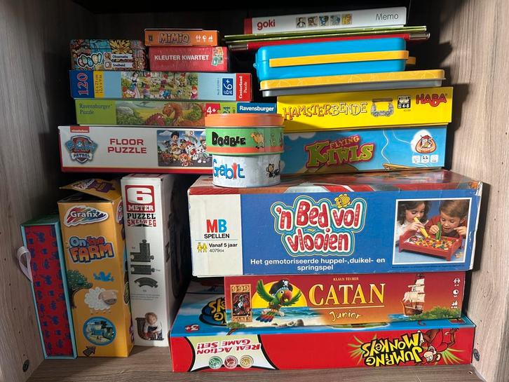 Diverse leuke kinderspellen en puzzels, Hobby en Vrije tijd, Gezelschapsspellen | Bordspellen, Zo goed als nieuw, Ophalen of Verzenden
