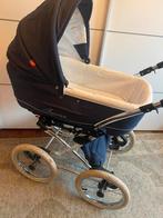 Kinderwagen | Donkerblauw |  3-in-1 | Vintage look, Gebruikt, Verstelbare duwstang, Combiwagen, Ophalen