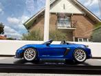 1:18 Porsche 718 Spyder RS (982) San Marino Blue Spark, Overige merken, Auto, Models@sparkmodel.com, Nieuw