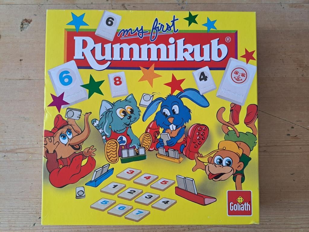 Mijn eerste Rummikub Goliath Rummi, Een of twee spelers, Ophalen of Verzenden, Zo goed als nieuw, Goliath