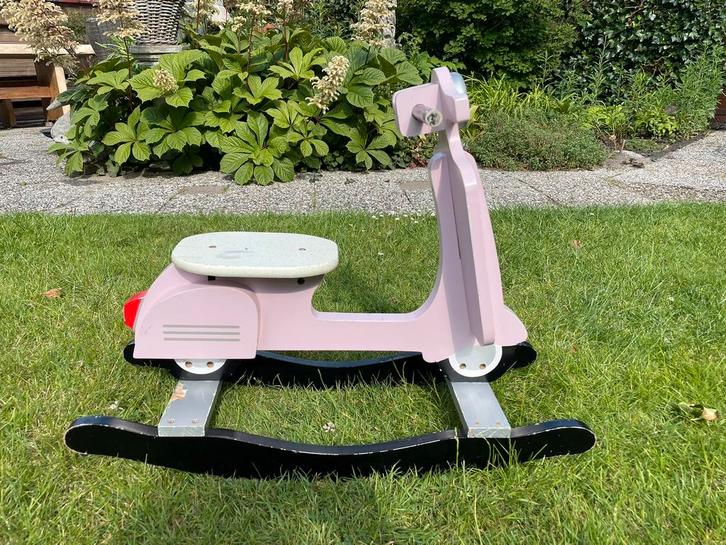 Houten schommel scooter, Kinderen en Baby's, Speelgoed | Hobbelfiguren, Ophalen of Verzenden