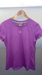 Shirt Calvin Klein Jeans maat L, Paars, Maat 42/44 (L), Nieuw, Ophalen of Verzenden