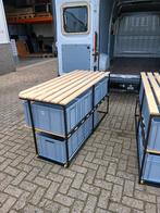 Aluminium kast systeem met werkbank en schuif laden, Ophalen, Nieuw, Citroën