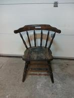 Oude houten cafestoel, Huis en Inrichting, Stoelen, Ophalen, Gebruikt, Bruin, Vintage