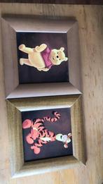 Twee schilderijtjes, winnie the pooh en teigetje, Ophalen of Verzenden, Nieuw, Wanddecoratie