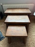 Vintage Mimi set hout, Ophalen of Verzenden, Rechthoekig, Hout, Minder dan 55 cm
