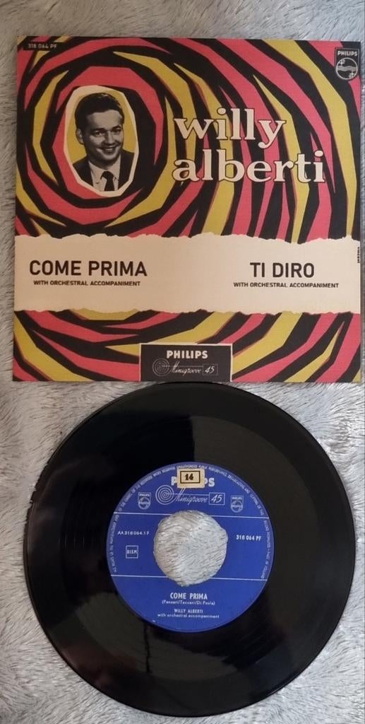 Willy Alberti - Come Prima / Ti Diró, Gebruikt, 7 inch, Single, Ophalen of Verzenden