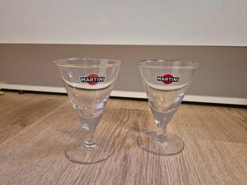 2 Martini glaasjes  beschikbaar voor biedingen