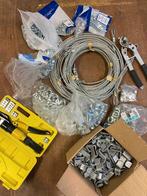 RVS kabels, haken, bouten, etc. - Metaal, Stainless steel, Ophalen, Zo goed als nieuw, Overige metalen