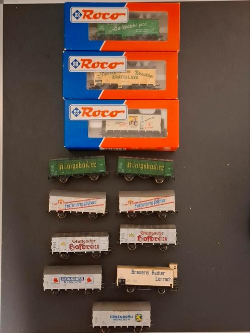 bier wagonnetjes., Hobby en Vrije tijd, Modeltreinen | H0, Zo goed als nieuw, Wagon, Wisselstroom, Märklin, Ophalen of Verzenden