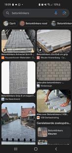 Gezocht: Gratis Betonklinkers 20x10x8, ca. 25 m2, Tuin en Terras, Tegels en Klinkers, Ophalen of Verzenden, Gebruikt, Beton, Klinkers