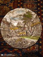 Enoch Wedgwood (Tunstall) Ltd. "Old English Village" bord., Ophalen of Verzenden