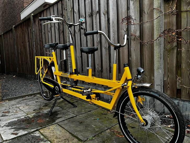 Nette goed onderhouden Onderwaterfiets ouder&kind tandem, Fietsen en Brommers, Fietsen | Tandems, Zo goed als nieuw, Minder dan 10 versnellingen