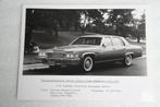 Persfoto Cadillac Fleetwood Brougham Saloon (1977) (2), Ophalen of Verzenden, Nieuw, Overige merken