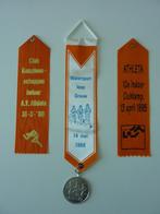 GROUW 1988 1995 medaille + vaantjes GROU, Ophalen, Overige materialen, Nederland