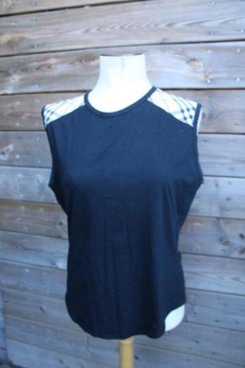 Top zwart/ beige Burberry London mt XL Vaste prijs beschikbaar voor biedingen