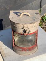 Heklicht, zink met fresnel lens, Antiek en Kunst, Antiek | Lampen, Ophalen