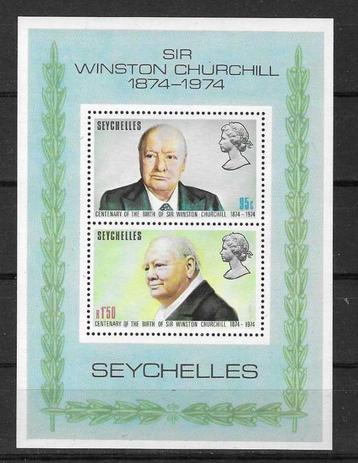 Seychellen Michel blok 4 postfris CHURCHILL beschikbaar voor biedingen