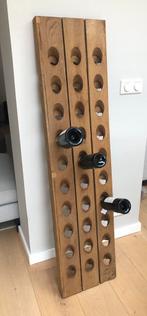 Houten wijnrek voor 30 flessen, Ophalen, Zo goed als nieuw, 25 flessen of meer, 75 cm of meer