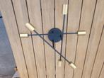 Hanglamp zwart met goud, Huis en Inrichting, Lampen | Hanglampen, Ophalen of Verzenden, Gebruikt, 50 tot 75 cm