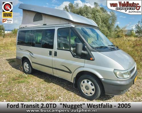 Ford Transit 2.0TD "Nugget" Westfalia hefdak, Caravans en Kamperen, Campers, Bedrijf, tot en met 4, Buscamper of Camperbus, Ford