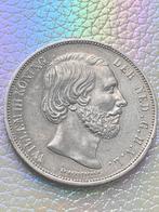 Hele mooie zilveren rijksdaalder 1868 van willem 3, Postzegels en Munten, Munten | Nederland, Ophalen of Verzenden, Koning Willem III