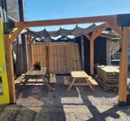 Pergola + schaduwdoek voor maar  €1150,- incl. alles! 3x3mtr, Tuin en Terras, Overkappingen, Ophalen, Nieuw, Veranda