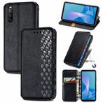 Sony Xperia 10 III Luxe PU Lederen Wallet Case Set _ Zwart, Verzenden, Nieuw, Hoesje of Tasje