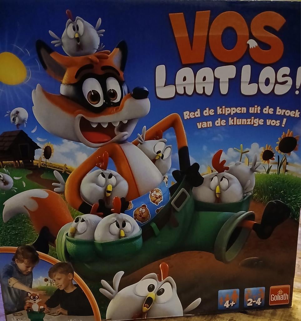 VOS LAAT LOS spel, Hobby en Vrije tijd, Gezelschapsspellen | Bordspellen, Ophalen of Verzenden